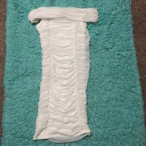 White mesh dress, never worn!